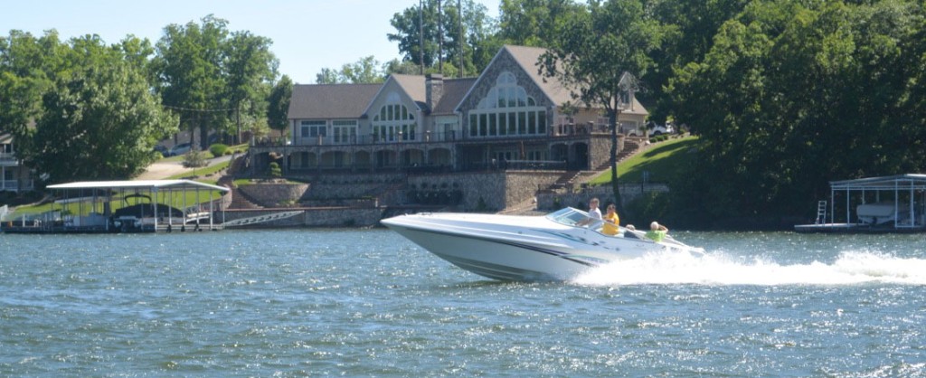 Speedboat at Lake of the Ozarks